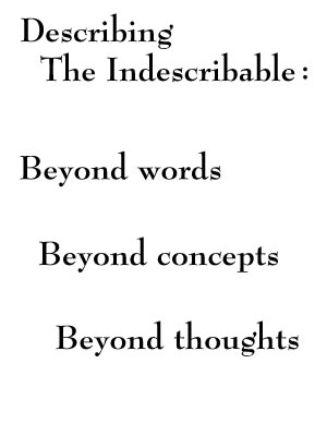 Describing the Indescribable